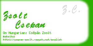 zsolt csepan business card